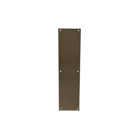 Trimco Push Plate 4in x 16in, 613/US10B Oil Rubbed Bronze 1001-3.613