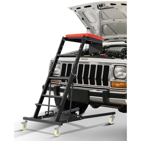 Vevor Automotive Topside Creeper 400LBS Adjustable Height Movable with 4 Wheels H-A