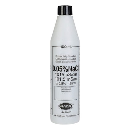 Hach Conductivity Standard Solution, 475 mL S51M004