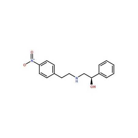 Ak Scientific (R)-2-((4-Nitrophenethyl)amino)-1-phenylethanol (1g), CAS 223673-34-5 Y1135-1g