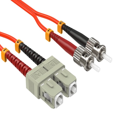 Sanoxy 5m SC/ST Duplex 50/125 Multimode OM2 Fiber Optic Cable SNX-CBL-LDR-FB104-5505