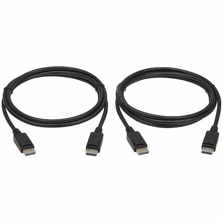 Eaton TRIPP LITE SERIES 4K DISPLAYPORT CABLES WITH LATCHING CONNECTORS (M/M) - 4K 60 H P580-006-2PK
