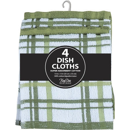 Kay Dee Designs Meadow Dish Cloth Set, 4-Piece R6429