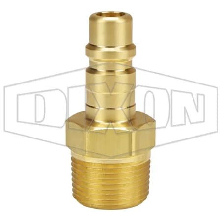 Dixon DF Series Industrial Male Quick Disconnect Pneumatic Plug, 3/4-14 Nominal, Quick Disconnect Plug x N D4M6-B