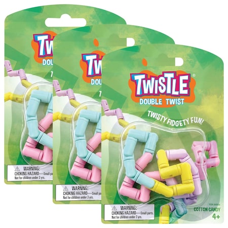 Teacher Created Resources Twistle Double Twist, Cotton Candy, 3PK TCR20304