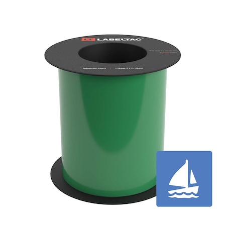 Labeltac Marine Supply 6in x 75ft LT9, Green LT605MN-C