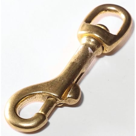 Baron 5025B-3/8 Bolt Snap, 1/4 in Snap Opening, 3 in L Dimensions, 80 lb Working Load, Bronze 5025BT-3/8