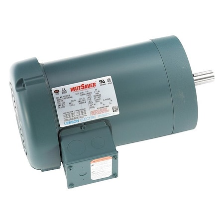 Leeson Three-Phase General Purpose Motor, 2 HP, 145TC Frame, 230/460V Voltage, 3,490 Nameplate RPM 122167.00