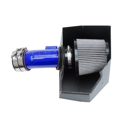 Hps Performance Air Intake Kit with Heat Shield, Blue, 827-656BL