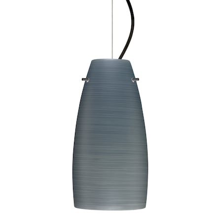 Besa Lighting Besa Tao 10 Pendant, Titan, Black Finish, 1x 75W MAX E26 Base 1KX-1512TN-BK