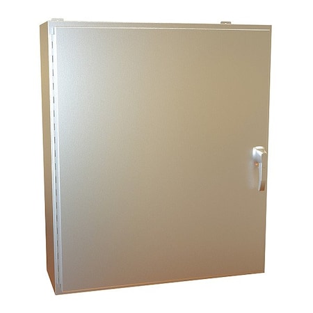 Hammond Handle Electrical Enclosure, 42 in H, 12 in D, 36 in W, 12, 13, 3R, 4, 4X, Stainless Steel HW423612SSHK