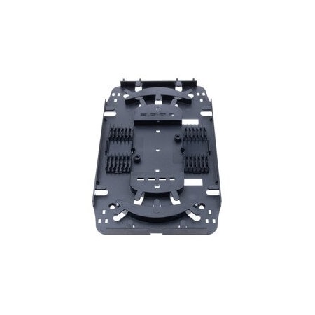 Cable Wholesale Fusion Splice Tray, 12 Position, 207mm L x 115mm W x 11.5mm T, Plastic 62F1-00110
