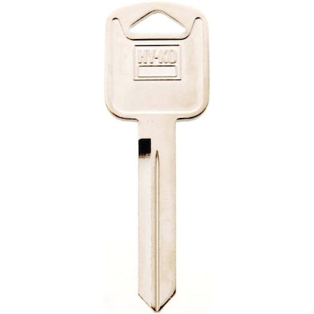 Hy-Ko Key Blank, Brass, Nickel, For Ford, Lincoln, Mercury Vehicles 11010H75