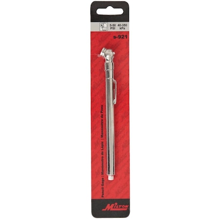 Milton 5-50 psi Chrome-Plated Tire Gauge S-921