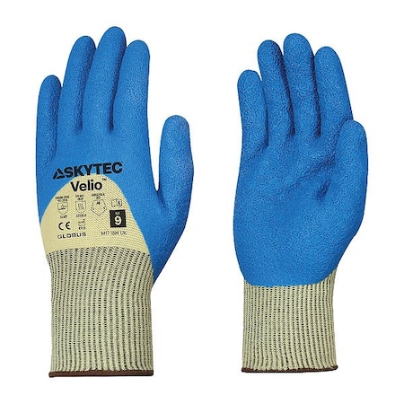 Globus Knit Glove, Skytec Velio, Blue, 9/L, PR Glove, Skytec Velio, 9/L, PR