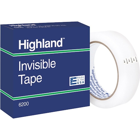 3M Highland Invisible Tape, 1" x 2592", 3" Core 620025921