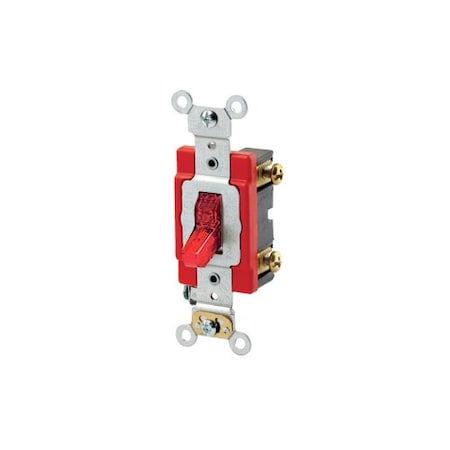 Leviton AC Quiet Switch, Red, 277V AC 1221-7PR