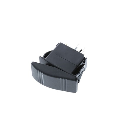 Switch Components Contura Style Rocker, 3P SPST OFF-ON, Amber LED IP56 SRD2-1A-DC-1-BAN