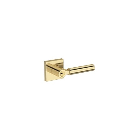 Baldwin Residential Door Levers Keyed Entry Reversible Non-Lacquered Brass ENLKFCSR031