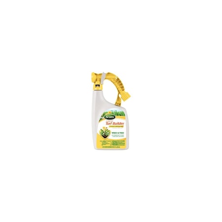 Scotts Turf Builder Weed Killer, Liquid, Spray Application, 32 oz Amber 5621130