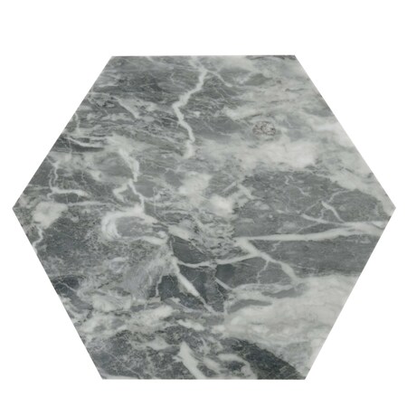 Apollo Tile Gray 10x10 Bardiglio Honed Marble Floor and Wall Tile 2.95 sqft/case, 5PK APLSE88G32A