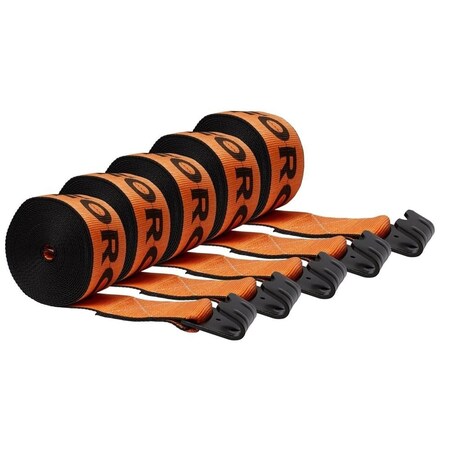 Mytee Products (5 Pack) Kinedyne K Force Winch Straps 6670 WLL w/ Flat Hook, 5PK WS430K-6670x5