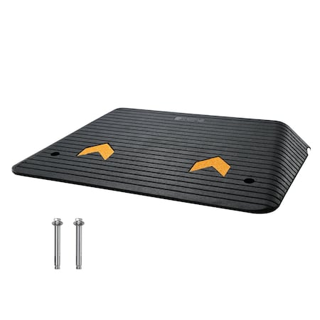 Vevor Curb Ramp Rubber Driveway Ramp 2.6" Rise 15 tons Capacity Threshold Ramp C03-2685