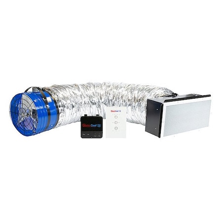 Quietcool Whole House Fan, 18" Blade dia. QC CL-4700 RF