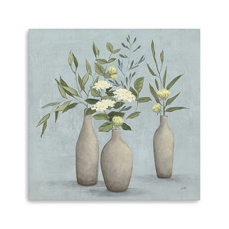 Homeroots Bohemian Flowers In Ceramic Vases Unframed Print Wall Art 399067