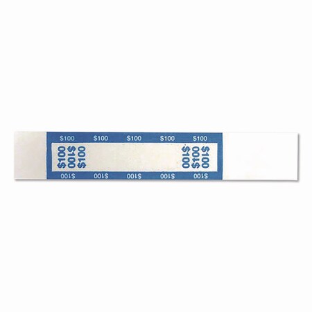 Controltek Currency Straps, $100, Self-Adhesive, 1000PK 560016