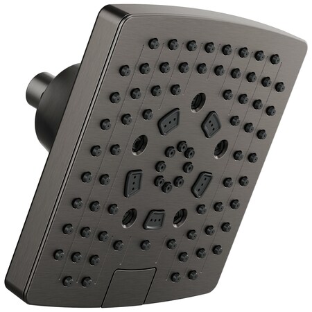 Brizo Essential Shower: 7 Linear Square H2Okinetic Multi-Function Wall Mount Shower Head - 2.5 GPM 87406-SL-2.5