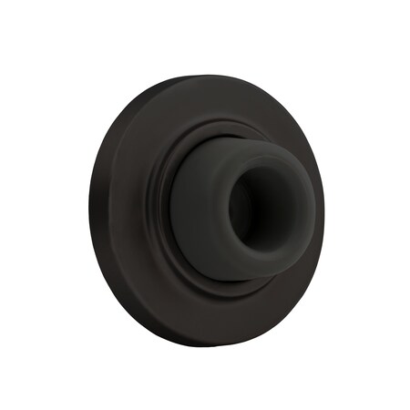 Geo Concave 2-1/2" Round Wall Stop Matte Black Finish GBH-DS-WSV-MB