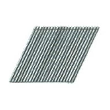 Pro-Fit Collated Finishing Nail, 1-1/2 in L, 15 ga, Electro Galvanized, 25 Degrees 635094