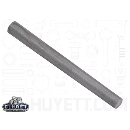 Huyett Taper Pin, Carbon Steel, #6 Pin x 0.342 in Dia x 0.340 in Small End Dia x 3.250 in Length TP-06-3250