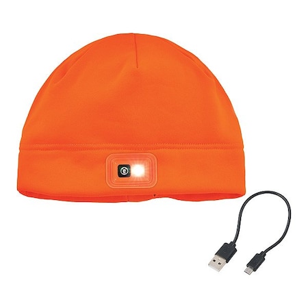 Ergodyne Hat, Orange, 8" L, Knit 16791
