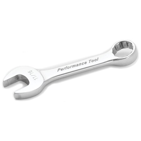 Performance Tool 11/16 in. Stubby Combination Wrench W30522