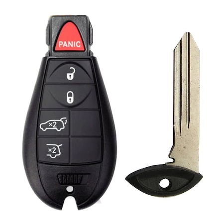 Aks Keys 2008 - 2010 Jeep Fobik Key 5B FCC# IYZ-C01C RC-DODGE-23C