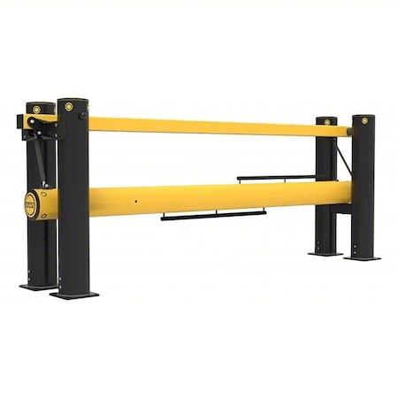 A-Safe Traffic Gate, Polymer, Zinc-Nickel, 47 7/8 in A-01-12-0371