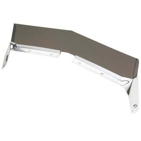 Replacement For Kenworth W900L Year 2016 Aeroshield Ii Smoked Bug Shield