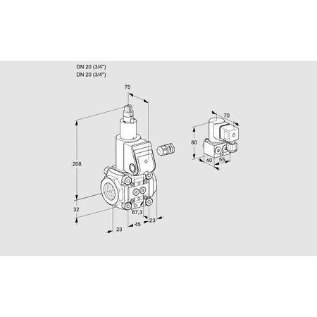 Honeywell Kromschroder VAS120R/LQ KS88011677