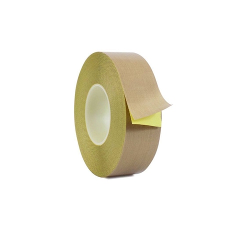 Wod Tape TFE46WL PTFE Fiberglass Cloth Teflon Tape With Liner: 2 in. x 36 yds, 18PK WOD TFE46WL-02000-18-36-BRO