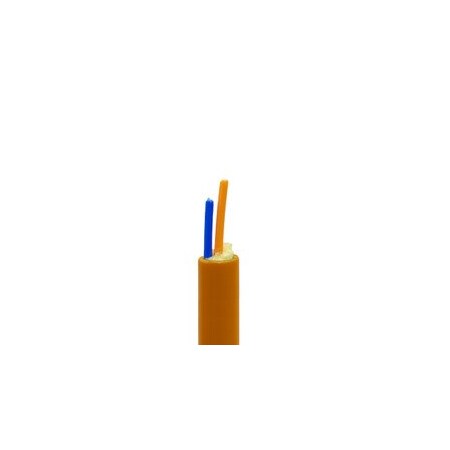 Cable Wholesale 2 Fiber Indoor Distribution Fiber Optic Cable, Multimode 62.5/125 OM1, Corning InfiniCor 300, 11F2-202NH