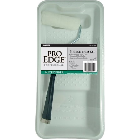 Linzer Roller/Tray Microfiber 4In Set MS 738