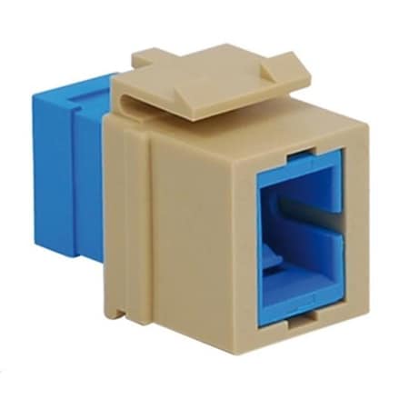 Icc Fiber Optic SC Adapter Module Ivory IC107SC2IV