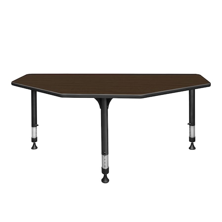 Regency I-Promise Student Classroom Desk, 60 in W X Wood, Metal, Neo Walnut IP2SD6024NW