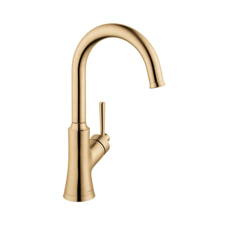 Hansgrohe Joleena Bar Faucet, 1.5 GPM in Brushed Bronze 04795140