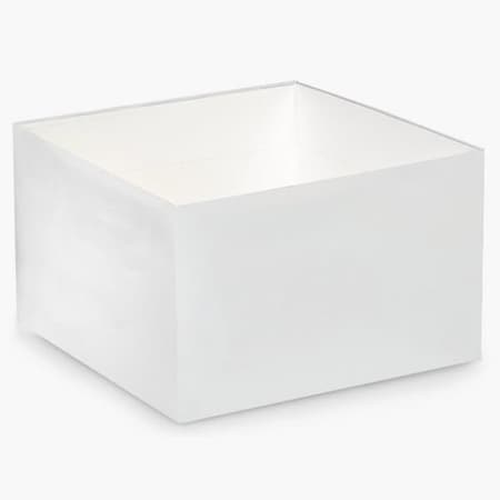 Nashville Wraps Matte White Box Base, 8x8x5, 25PK GBB08WH