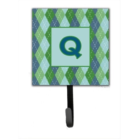 Carolines Treasures Letter Q Initial Monogram - Blue Argoyle Leash Holder Or Key Hook CJ1020-QSH4