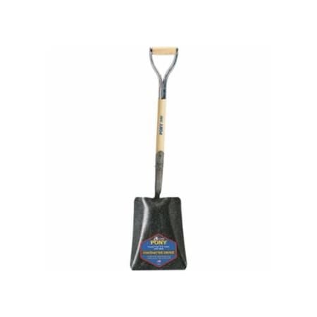 Jackson Professional Tools J-450, Series PONY Shovel, 9.75 in W x 12 in L Blade, 27 in L Armor D-Grip , White Ash 027-1200900