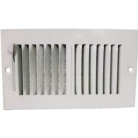 Prosource ProSource SW02-8X4 Sidewall Register, Steel, White SW02-8X4